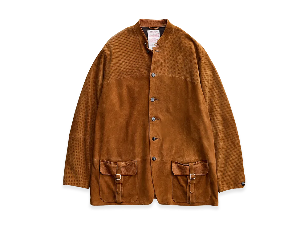 NICENESS Roker Trinity Leather Shirt Jacket "Camel"