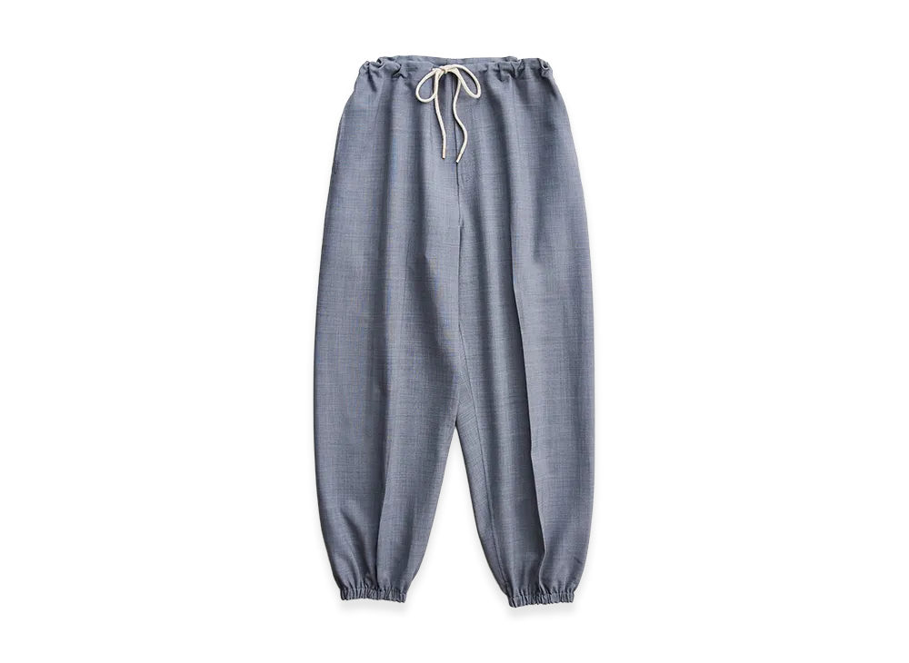 NICENESS Oval Drape Easy Trousers "Gray"