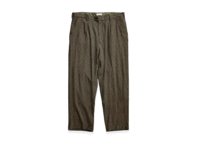 NICENESS S.Ayler Super 140's One Tuck Slacks "Khaki"