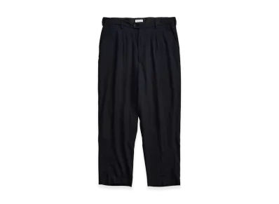 NICENESS S.Ayler Super 140's One Tuck Slacks "Black"