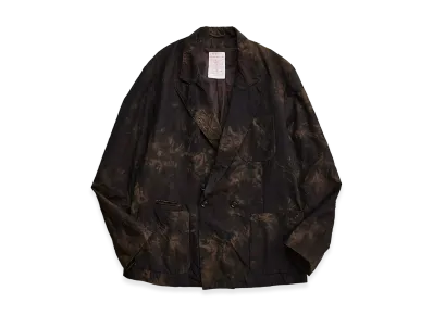 NICENESS T.Morton Tech wool Double Breasted Robe Jacket "Brown"