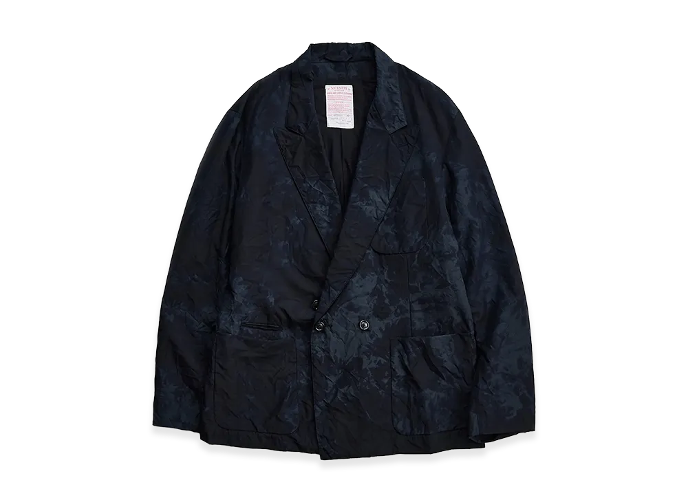 NICENESS T.Morton Tech wool Double Breasted Robe Jacket "Black"
