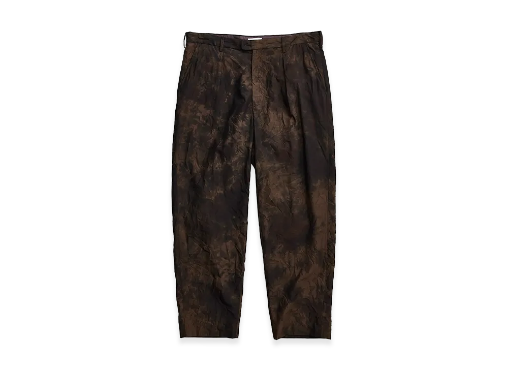 NICENESS T.Ayler Tech wool One Tuck Slacks "Brown"