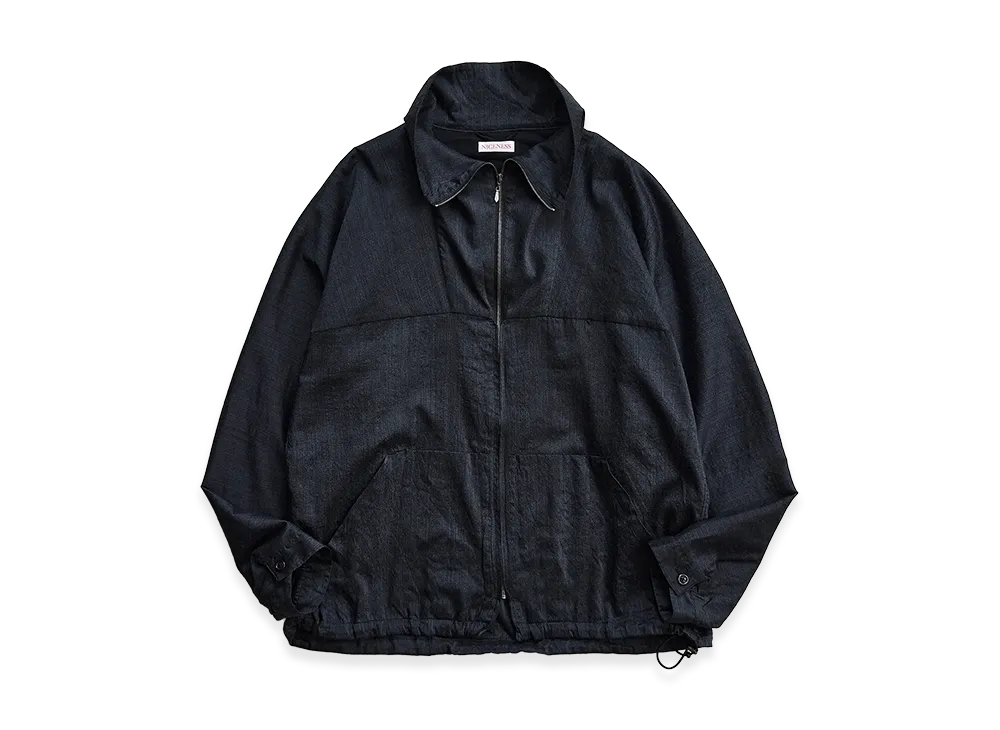 NICENESS W.Pharoah Wool Silk Baloon Jacket "Charcoal"