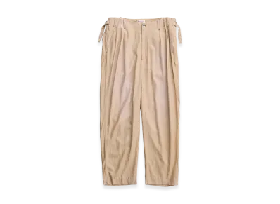 NICENESS Howlett Vintage-Wash Gabardine Pants "Fade Camel"