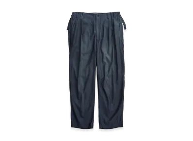 NICENESS Howlett Vintage-Wash Gabardine Pants "Fade Black"