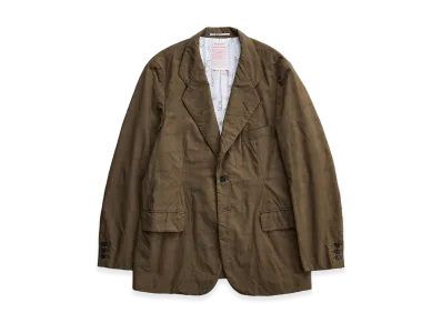 NICENESS W.Roland Clover Leaf Check Jacket "Khaki"