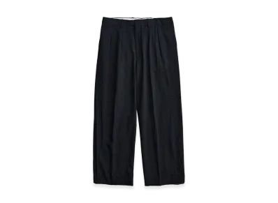 NICENESS T.Schenker Flying V Mélange Herringbone Trousers "Charcoal"