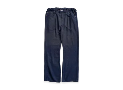 NICENESS N.Clapton Semi-Flared Denim Easy Pants "Navy"