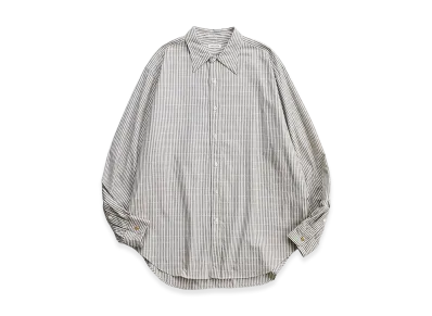 NICENESS Clement Dobby Stripe Regular Collar Dress Shirt "Blue"