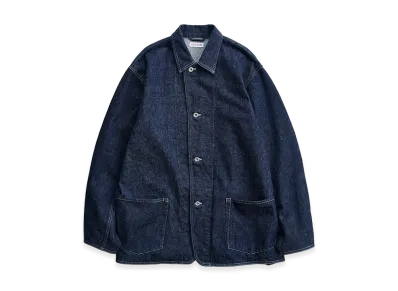 NICENESS Leeroy Raw Denim Coverall "Indigo"