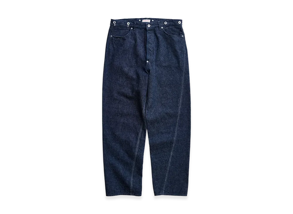 NICENESS Sharky Raw Denim Twist Jeans "Indigo"
