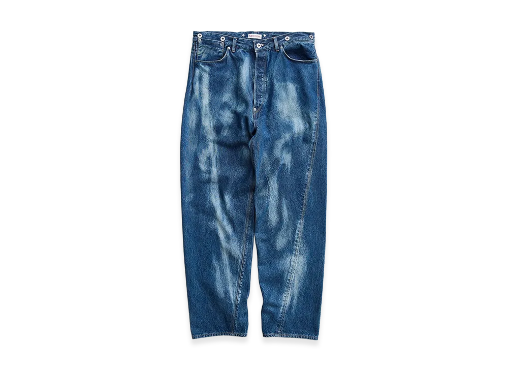 NICENESS D.Sharky Distressed Denim Twist Jeans "Indigo"