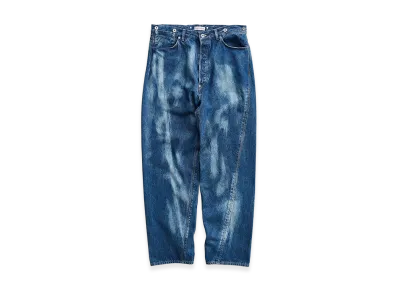 NICENESS D.Sharky Distressed Denim Twist Jeans "Indigo"