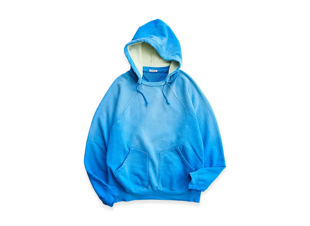 NICENESS Del Distressed Sweat Hoodie "Blue"
