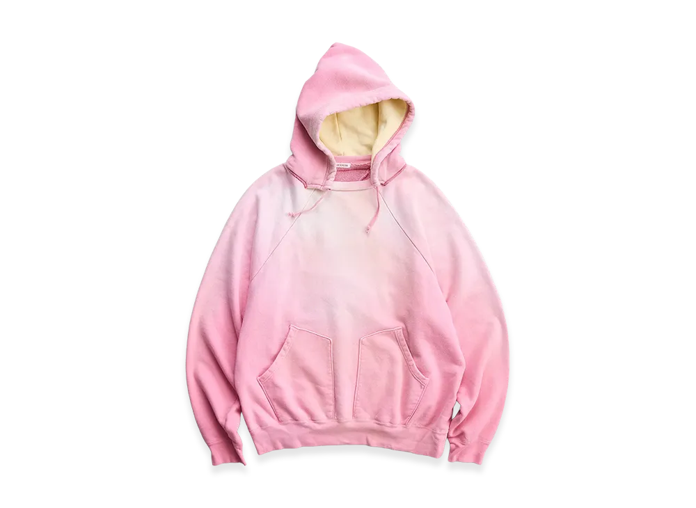 NICENESS Del Distressed Sweat Hoodie "Pink"