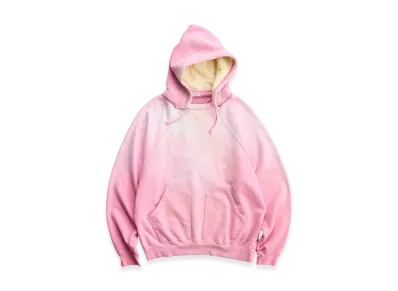 NICENESS Del Distressed Sweat Hoodie "Pink"