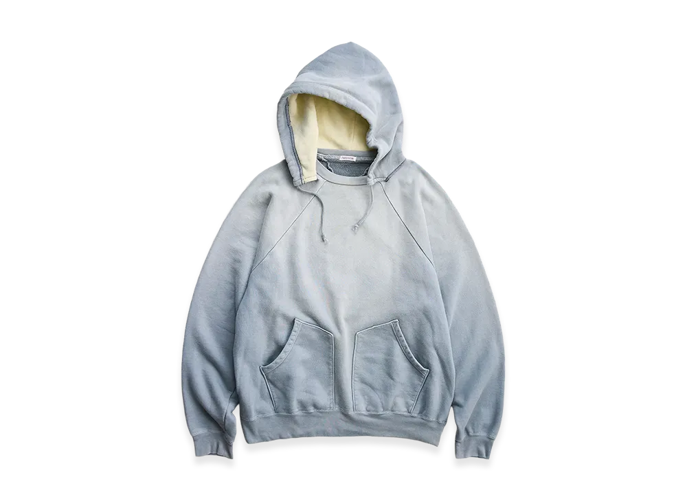 NICENESS Del Distressed Sweat Hoodie "Gray"