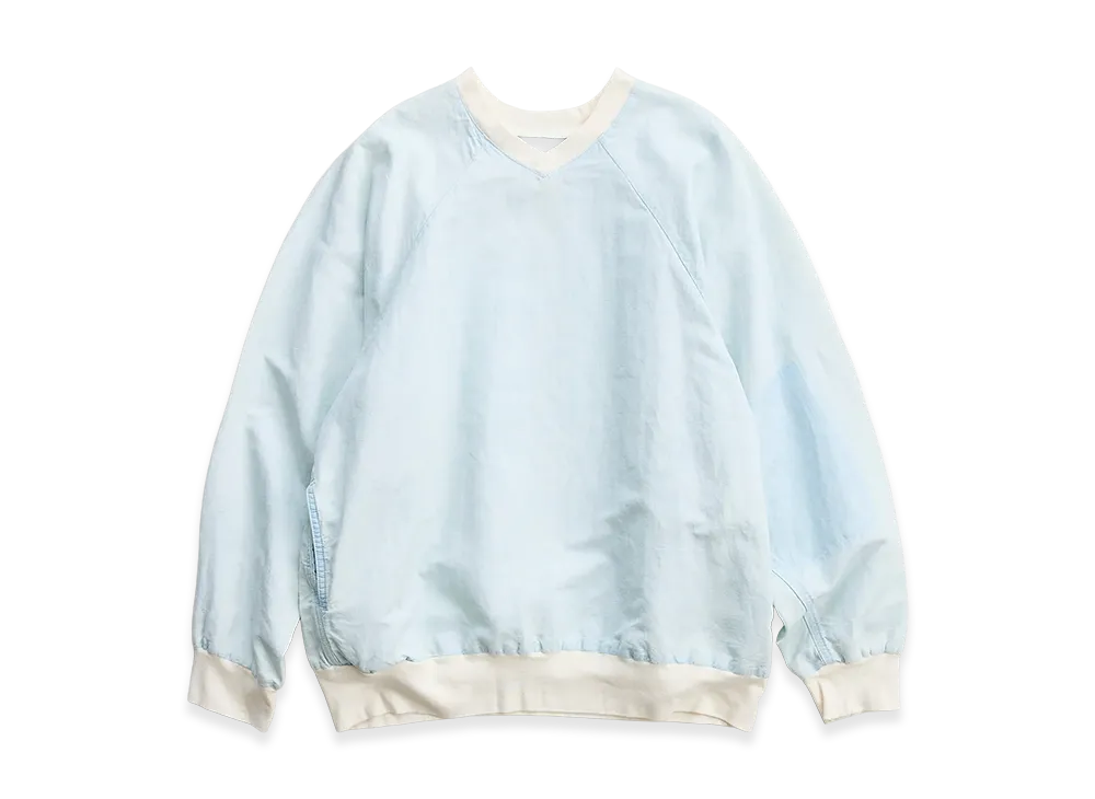 NICENESS D.Pomona Double Fronted Pullover "Ice Blue"