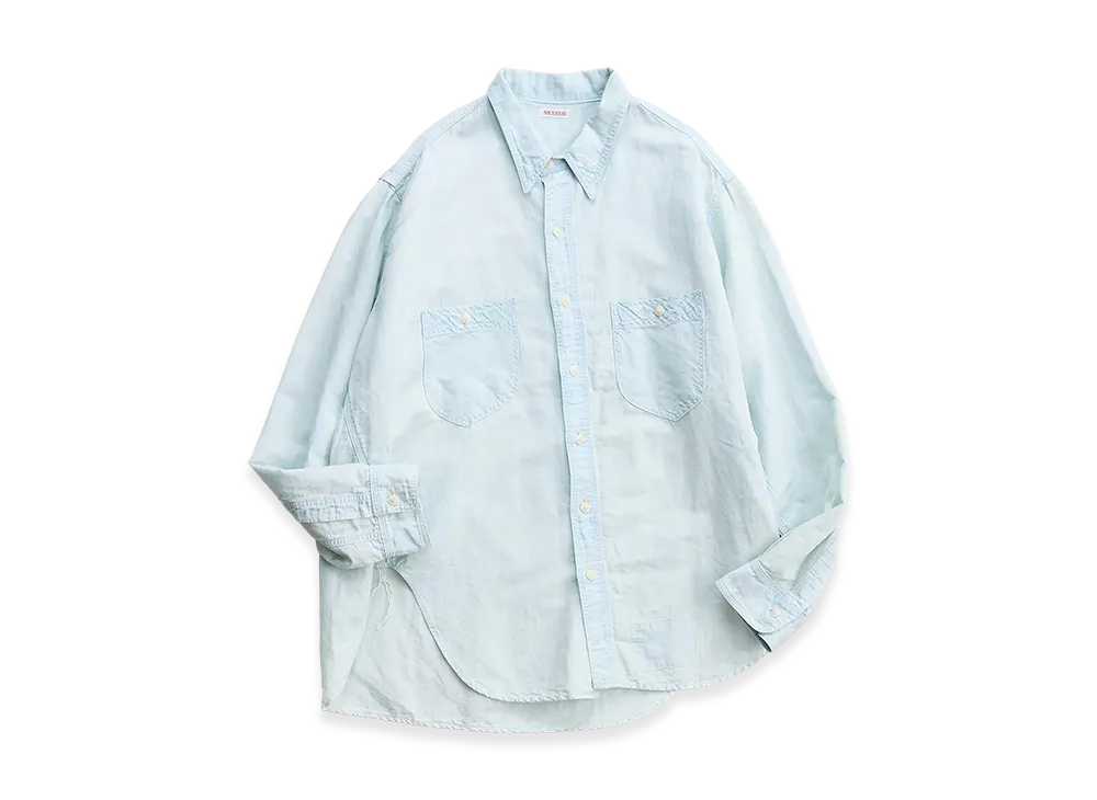 NICENESS Elmes Articulated Shirt "Ice Blue"