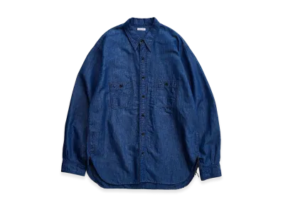NICENESS Molina Chambray Work shirt "Indigo"
