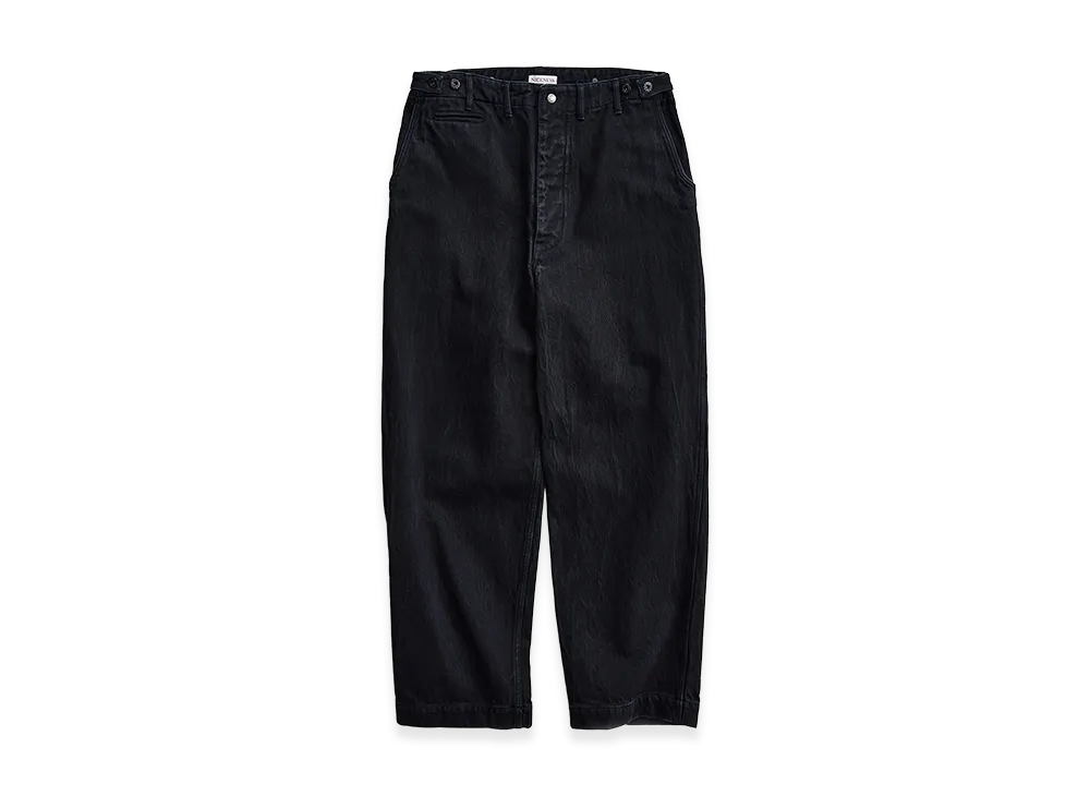 NICENESS B.Bliss Black Satin Utility Pants "Black"
