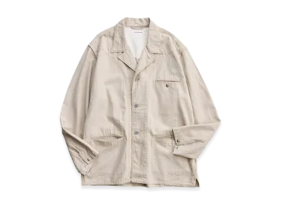 NICENESS L.Rollo Natural Herringbone Utility Jacket "Natural"