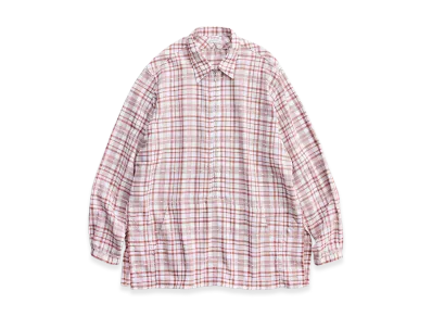 NICENESS Gigli Long Zip Pullover Shirt "Brown"