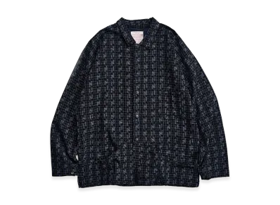 NICENESS K.Saville K - Kasuri Fuji Jacket "Navy"