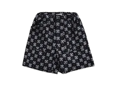 NICENESS K.Kruger K - Kasuri Monpe Short Pants "Black"