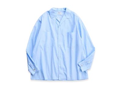 NICENESS Romeo Dead Stock Light Blue Pattern Dress Shirt "Shadow Check"