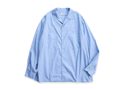 NICENESS Romeo Dead Stock Light Blue Pattern Dress Shirt "Stripe"