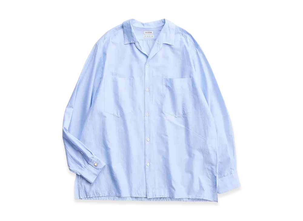 NICENESS Romeo Dead Stock Light Blue Pattern Dress Shirt "Check"
