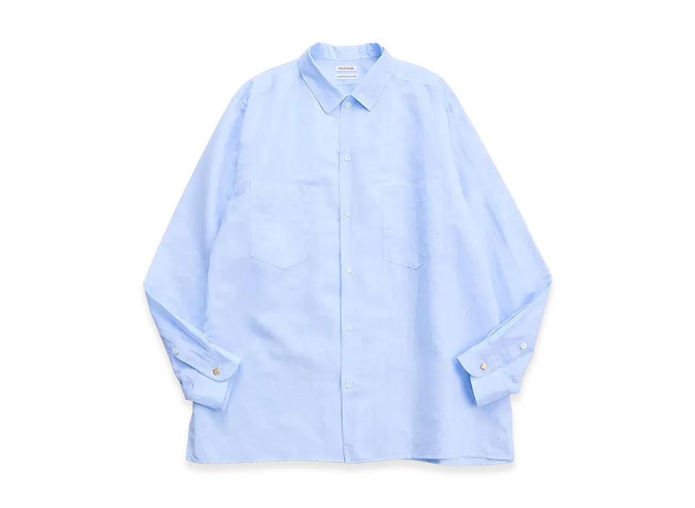 NICENESS Romeo Dead Stock Light Blue Pattern Dress Shirt "Plain"