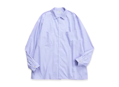 NICENESS Romeo Dead Stock Light Blue Pattern Dress Shirt "Blurred Check"