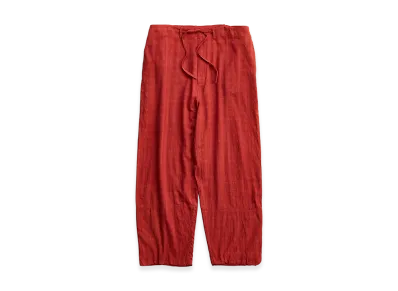 NICENESS Varley Jacquard Check Kurta Pants "Red"