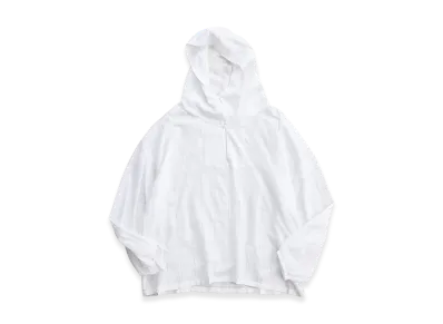 NICENESS C.Biddu Snow Parka - Hand Cut Lattice Fabric "White"