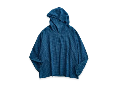 NICENESS I.Biddu Snow Parka - Indigo Check "Indigo"