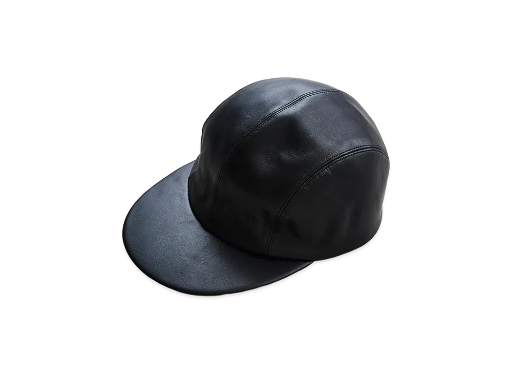 NICENESS S.Clay Sheep Leather NN Cap "Black"