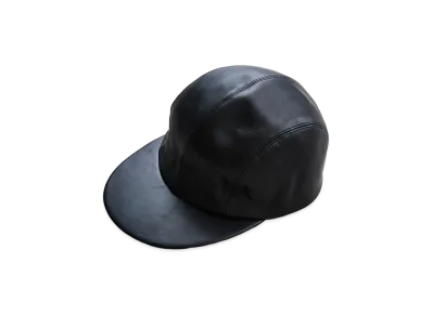 NICENESS S.Clay Sheep Leather NN Cap "Black"