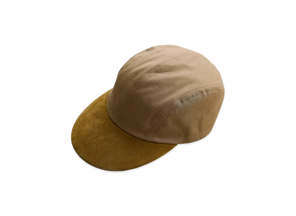 NICENESS Loess Chino Cap with Leather Strap "Camel"