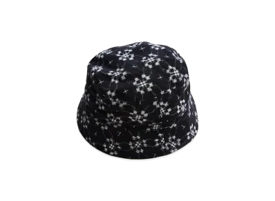 NICENESS Cato K - Kasuri Reversible Hat "Black"