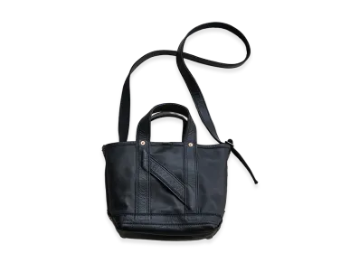 NICENESS M.Ledz Horse Leather NN Shoulder Tote Bag - Mini "Black"