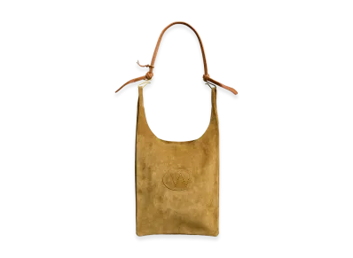 NICENESS S.O.Lowe – Midi Suede Leather Shoulder Strap Bag – Medium "Camel"