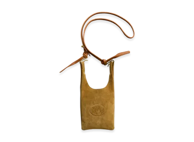 NICENESS S.O.Lowe – Petit Suede Leather Shoulder Strap Bag – Small "Camel"