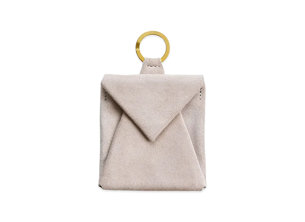NICENESS S.O.Fats Suede Leather Coin Case "Light Beige"