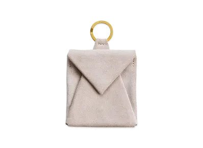 NICENESS S.O.Fats Suede Leather Coin Case "Light Beige"