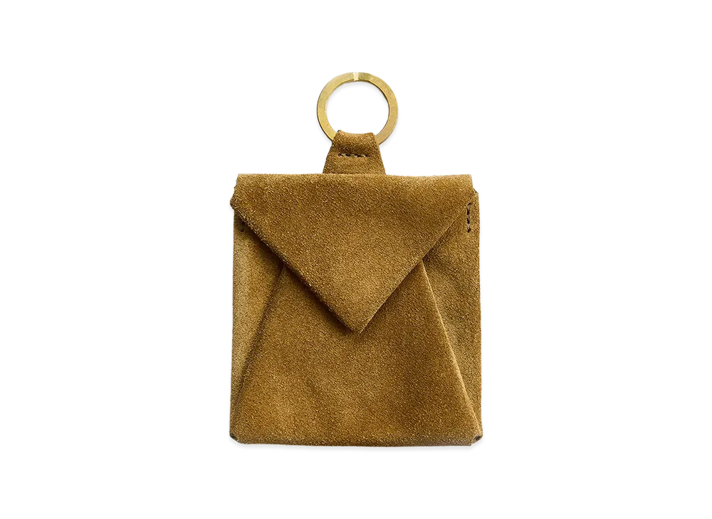 NICENESS S.O.Fats Suede Leather Coin Case "Camel"