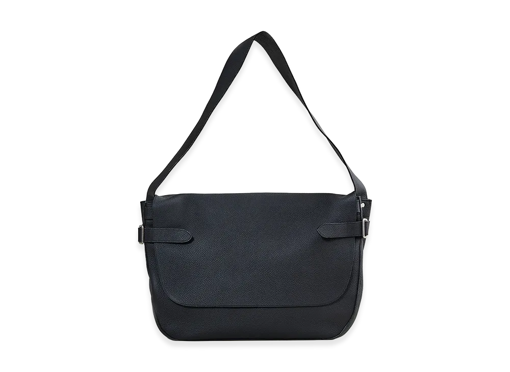 NICENESS L.Hefner Pinnacle Leather Postman Bag "Black"