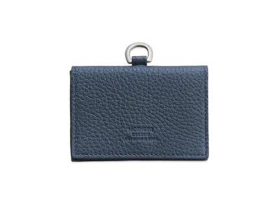 NICENESS H.Biafra Cow Leather L-Shape Card Case "Blue Gray"
